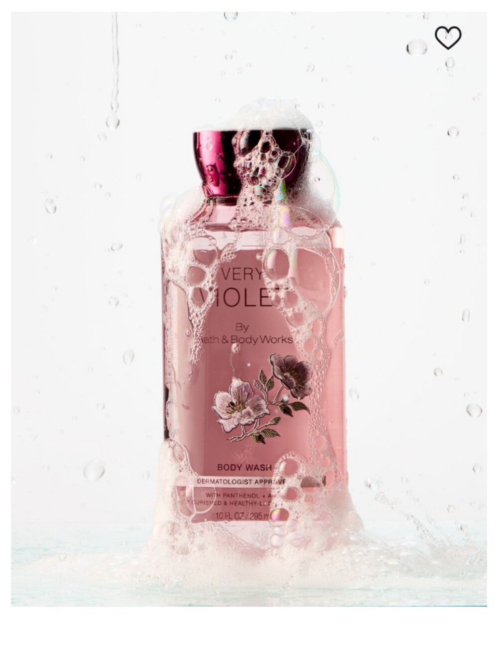 🌺Bath & Body Works Very Violet Body Wash - Pink🌺